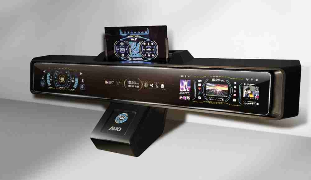 财神娱乐Micro LED沉浸式车舱显示方案结合 可卷式、、、、可伸缩的Micro LED应用并可呈现不同的质感纹路，，展现人性化设计