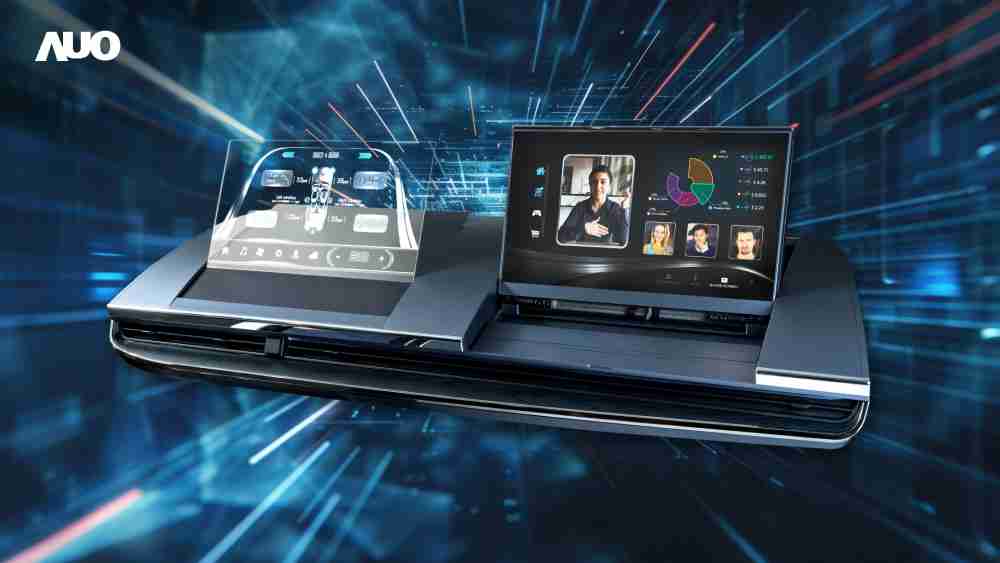 财神娱乐Micro LED Display HMI解决方案打造透明Micro LED前座仪表，，呈现信息并保留驾驶视野开阔；亦为副驾驶座乘客打造收放自如的Micro LED屏幕，，，，在不影响显示质量的前提于显示区内建镜头，，让用户能与视讯对象直接眼神接触，，，，提供绝佳的双向沟通体验