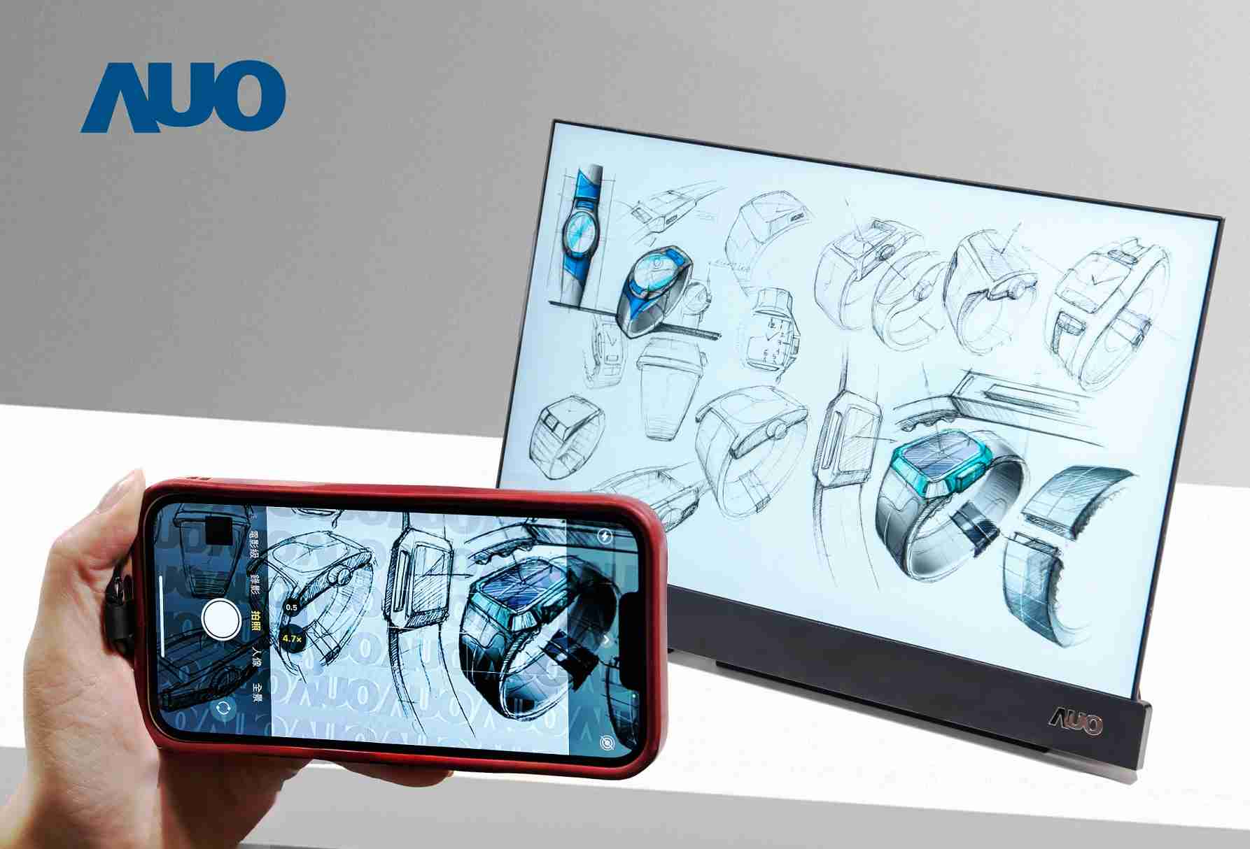 财神娱乐16吋防窥显示器，，采用人眼无法察觉、、相机拍摄时才显现的隐藏式水印技术，，未来可结合AI镜头侦测周围环境，，，实时开启或关闭水印，，，大幅提升在公共场域使用显示器的安全性